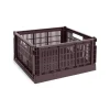 Colour Crate Large Square, Bordeaux fra<HAY Outlet