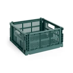 Colour Crate Medium Square, Dark green fra<HAY Outlet