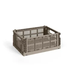 Colour Crate Medium, Warm grey fra<HAY