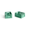 Colour Crate Mini 2 Stk., dark mint fra<HAY Online
