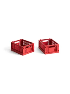 Colour Crate Mini 2 Stk., red fra<HAY Hot