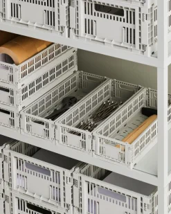 Colour Crate Mini Oblong, Charcoal fra<HAY