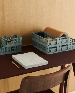 Colour Crate Mini Oblong, Dark green fra<HAY Clearance