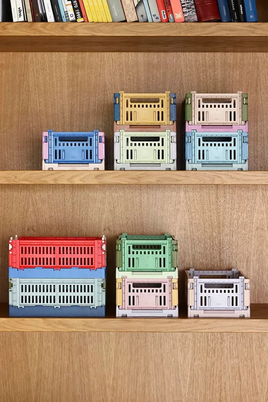 Colour crate S, light grey fra<HAY New