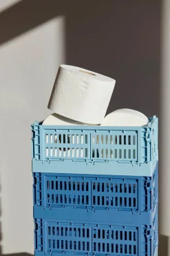 Colour crate S, mix dusty blue fra<HAY