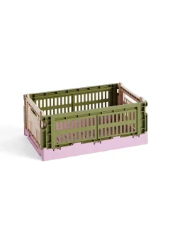 Colour crate S, mix dusty blue fra<HAY