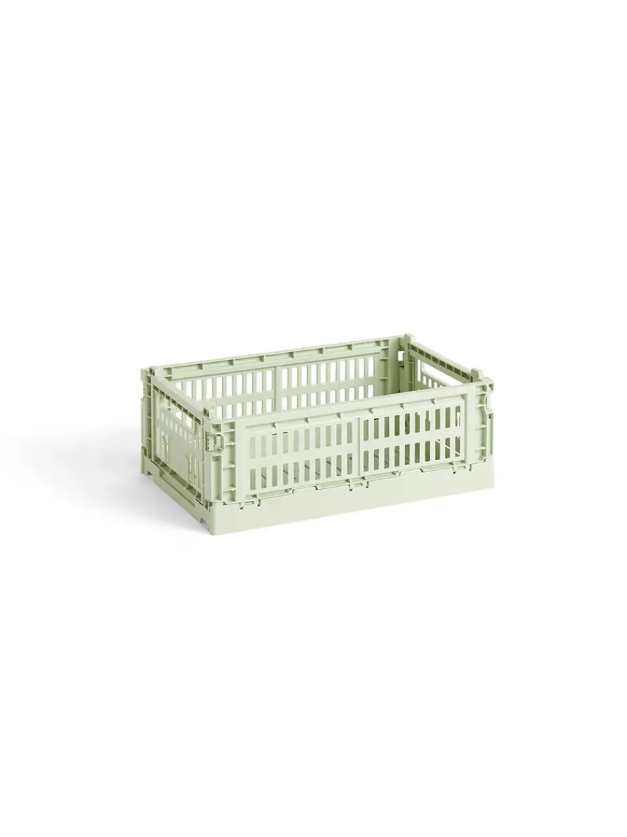 Colour crate S, ocean green fra<HAY