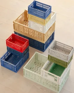 Colour crate S, off white fra<HAY