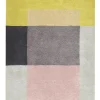 Colour tæppe, grå/rose/gul fra<HAY Hot
