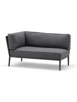 Conic 2 pers. Modulsofa, højre inkl. hyndesæt fra<Cane-line Best