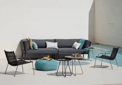 Conic 2 pers. Modulsofa, højre inkl. hyndesæt fra<Cane-line Best