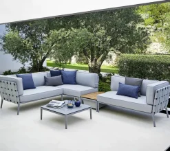 Conic 2 pers. Modulsofa, venstre inkl. hyndesæt fra<Cane-line Best