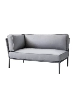 Conic 2 pers. Modulsofa, venstre inkl. hyndesæt fra<Cane-line Best