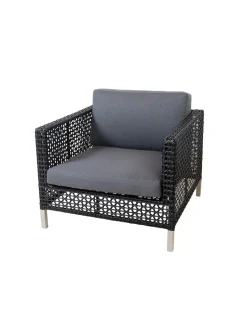 Connect Loungestol, black/antracite fra<Cane-line Hot