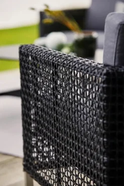 Connect Loungestol, black/antracite fra<Cane-line Hot