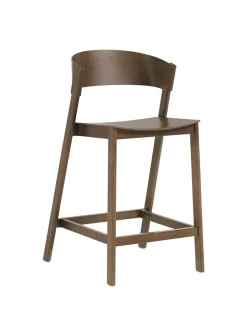Cover Counter Stool, stained dark brown fra<Muuto Online
