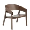 Cover Lounge Chair, dark stained brown fra<Muuto Sale