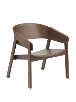 Cover Lounge Chair, dark stained brown fra<Muuto Sale