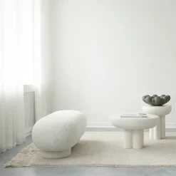 Crown Table, low bone white fra<101 Copenhagen Sale