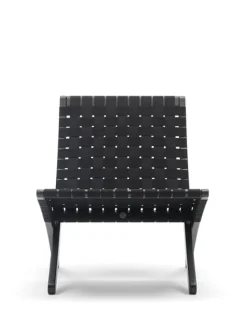 Cuba Stol - sort/sort fra<Carl Hansen & Søn Online