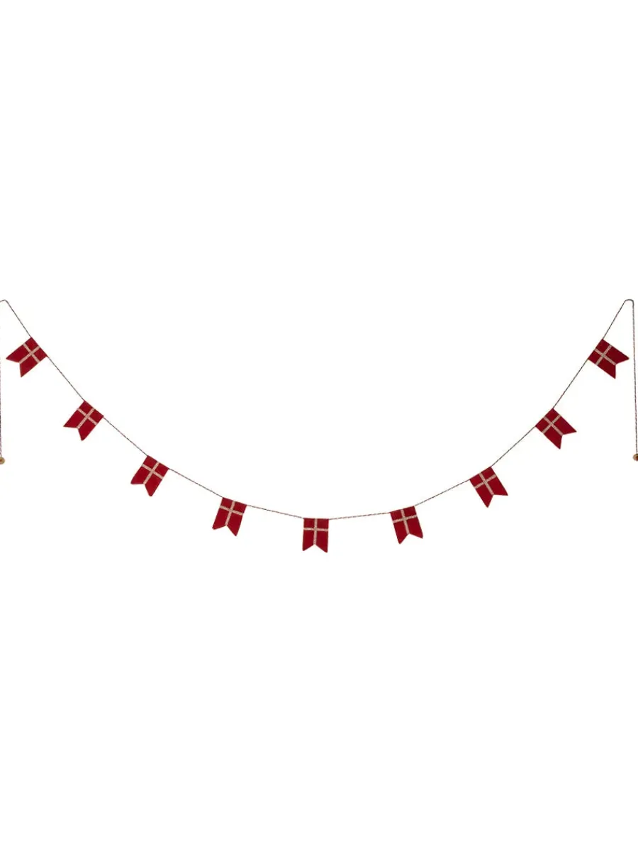 Dannebrog Flagguirlande fra<Maileg Clearance
