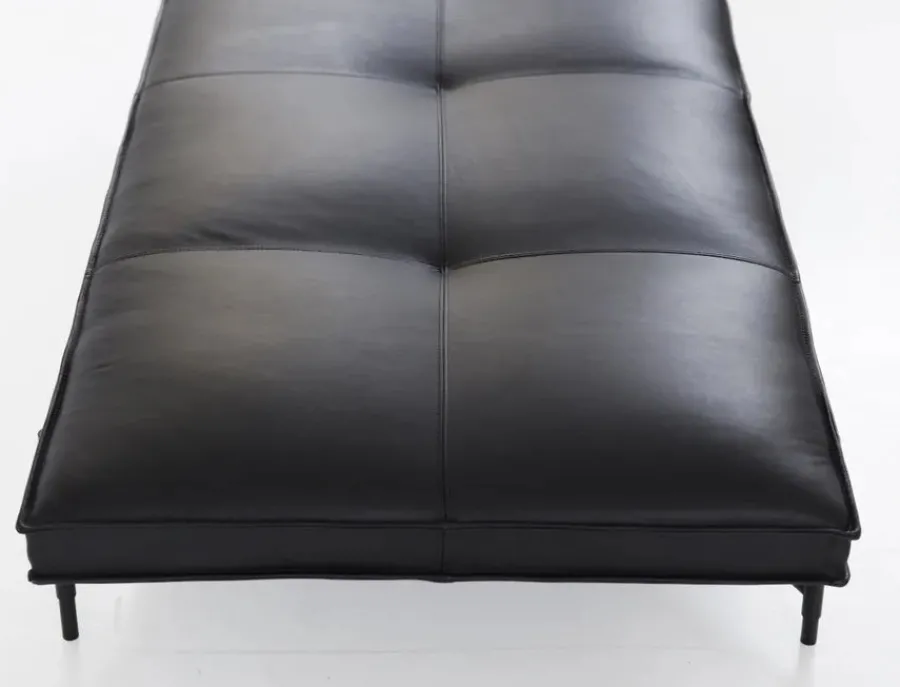 Daybed, sort læder fra HANDVÄRK<Handvärk Hot