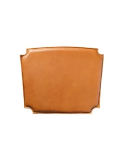 Deluxe Hynde til Y-stol CH24, sort anilin læder<Jacobsen Plus