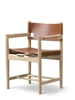 Den Spanske Spisebordsstol med armlæn af Børge Mogensen<Fredericia Furniture Clearance
