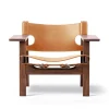 Den Spanske Stol i cognac læder, valnød olie af Børge Mogensen<Fredericia Furniture Hot