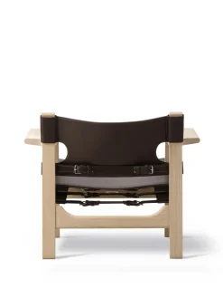 Den Spanske Stol i cognac læder, valnød olie af Børge Mogensen<Fredericia Furniture Hot