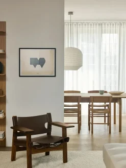 Den Spanske Stol i cognac læder, valnød olie af Børge Mogensen<Fredericia Furniture Hot