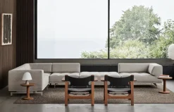 Den Spanske Stol i mørkebrun læder, eg sæbe af Børge Mogensen<Fredericia Furniture Discount