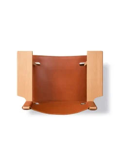 Den Spanske Stol i naturfarvet læder, eg sæbe af Børge Mogensen<Fredericia Furniture Sale
