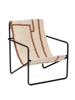 Desert Kids Chair, black/shape fra<Ferm Living