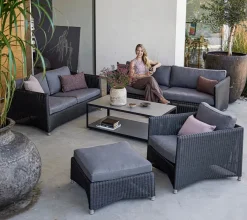 Diamond 2 pers Sofa inkl. hynde fra<Cane-line Best