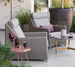 Diamond Highback Stol inkl. hynde fra<Cane-line