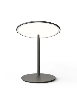 Disc table light, black fra<Nine