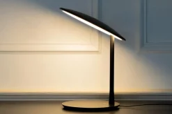 Disc table light, black fra<Nine