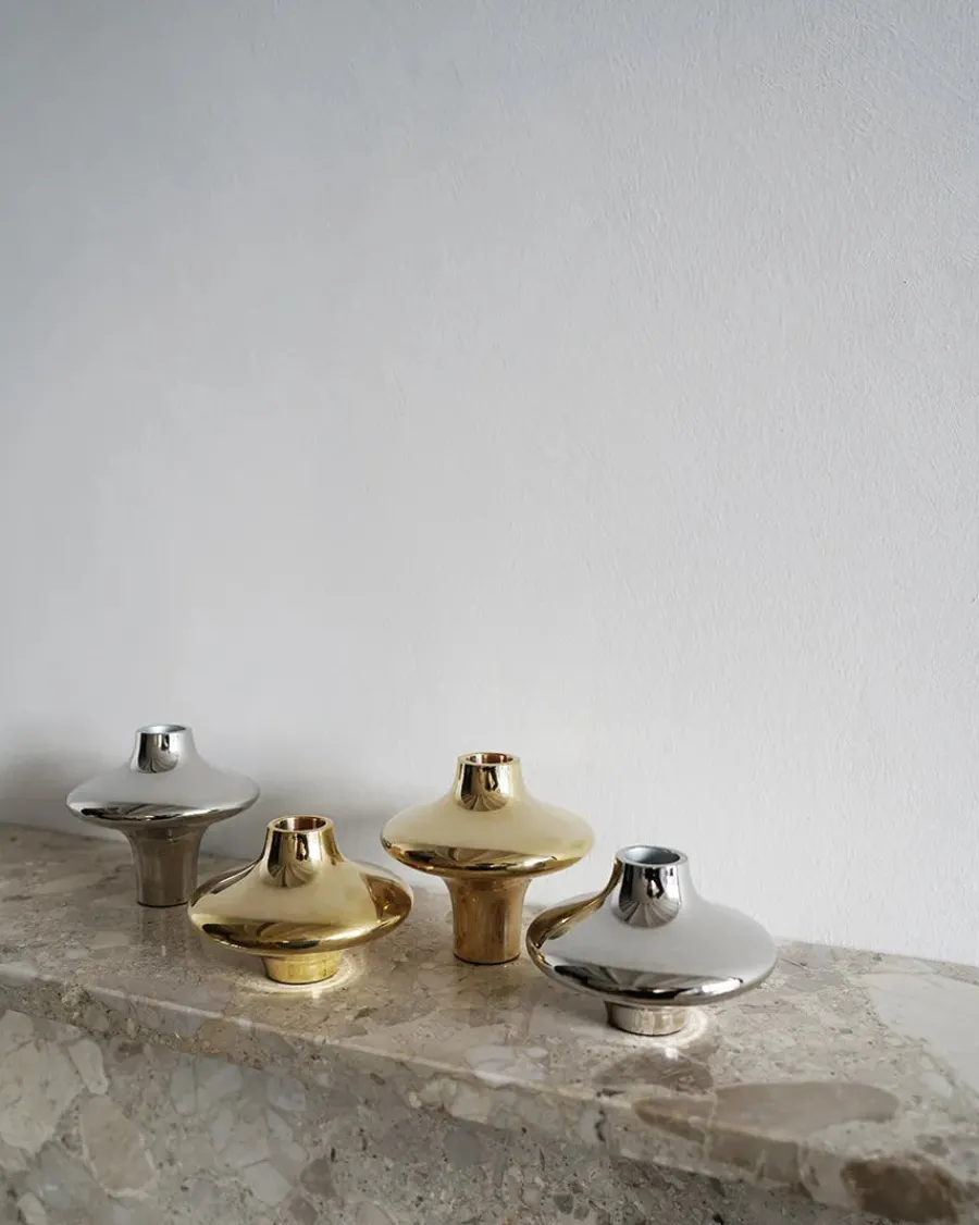 Doublet Candleholder Large, silver fra<Hein Studio Sale