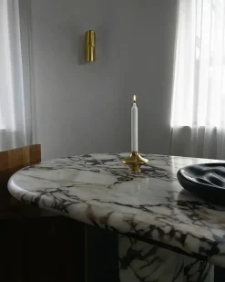 Doublet Candleholder Small, gold fra<Hein Studio Best