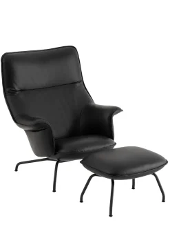Doze Lounge Chair inkl. Fodskammel, easy leather root fra<Muuto Best