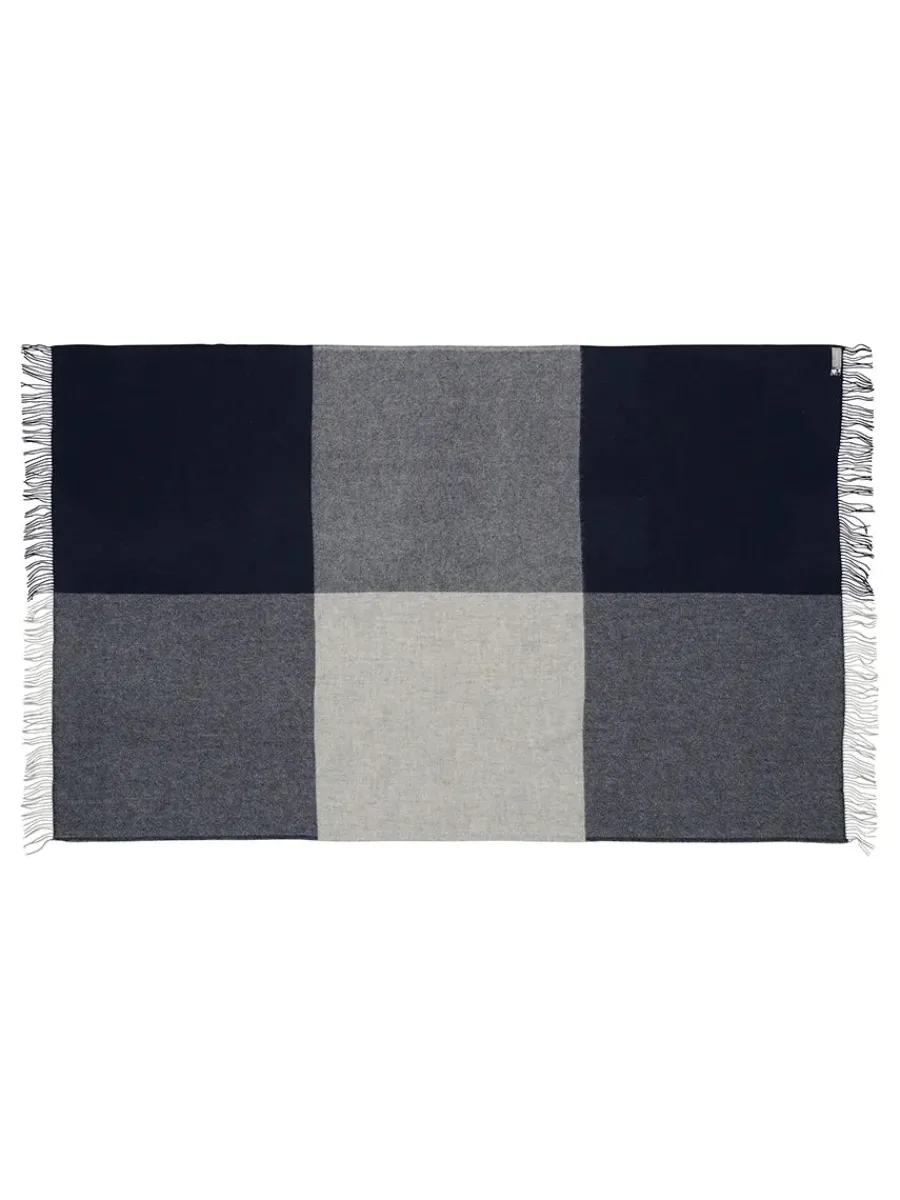 Drejø Plaid, aqua fra<Silkeborg Uldspinderi Clearance