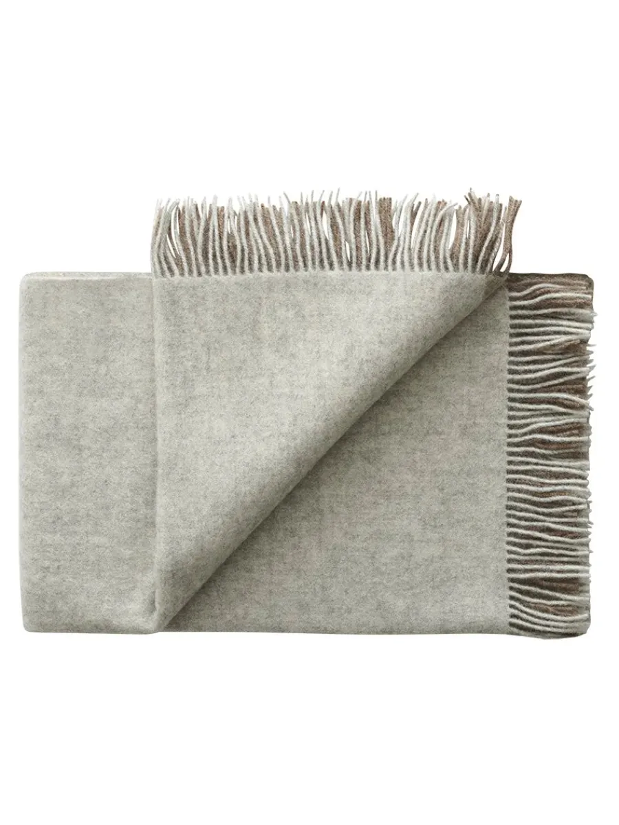 Drejø Plaid, camel fra<Silkeborg Uldspinderi Hot