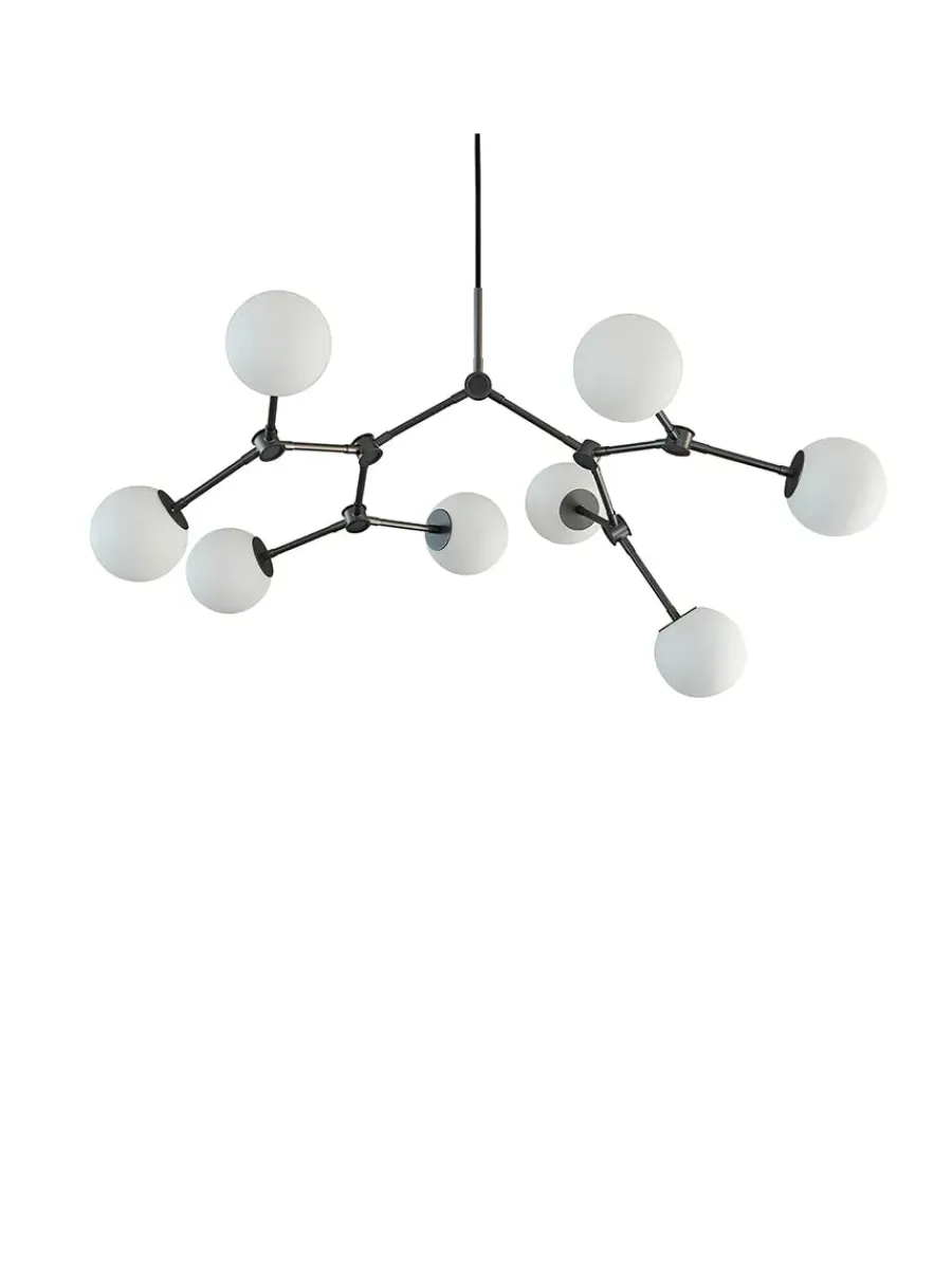 Drop Bulp Chandelier, mini grey fra<101 Copenhagen Clearance