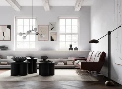 Drop Bulp Chandelier, mini grey fra<101 Copenhagen Clearance