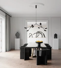 Drop Chandelier, burned black fra<101 Copenhagen New