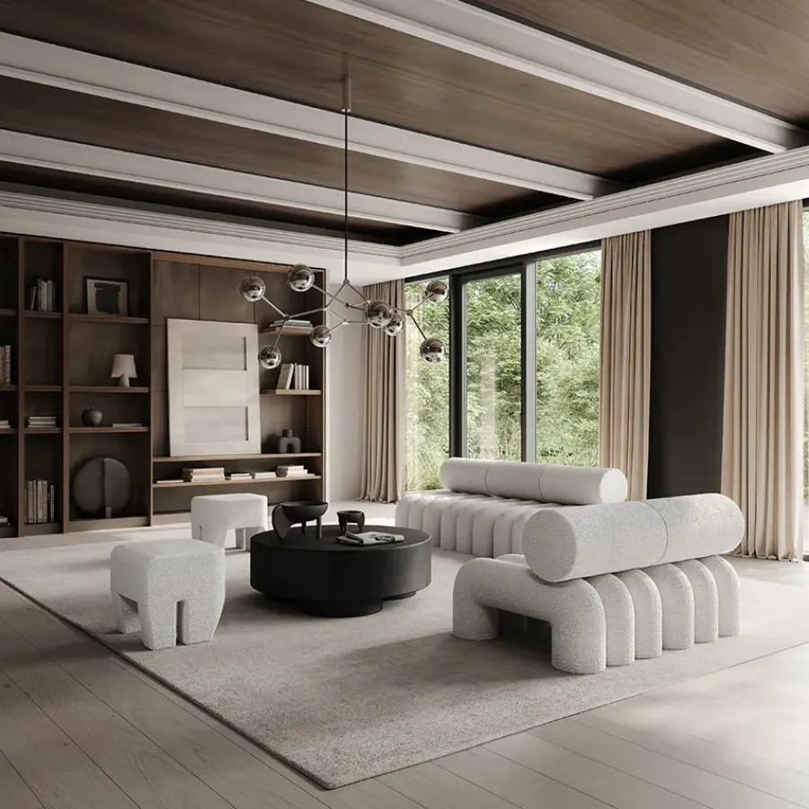 Drop Chandelier Globe, Chrome fra<101 Copenhagen Sale