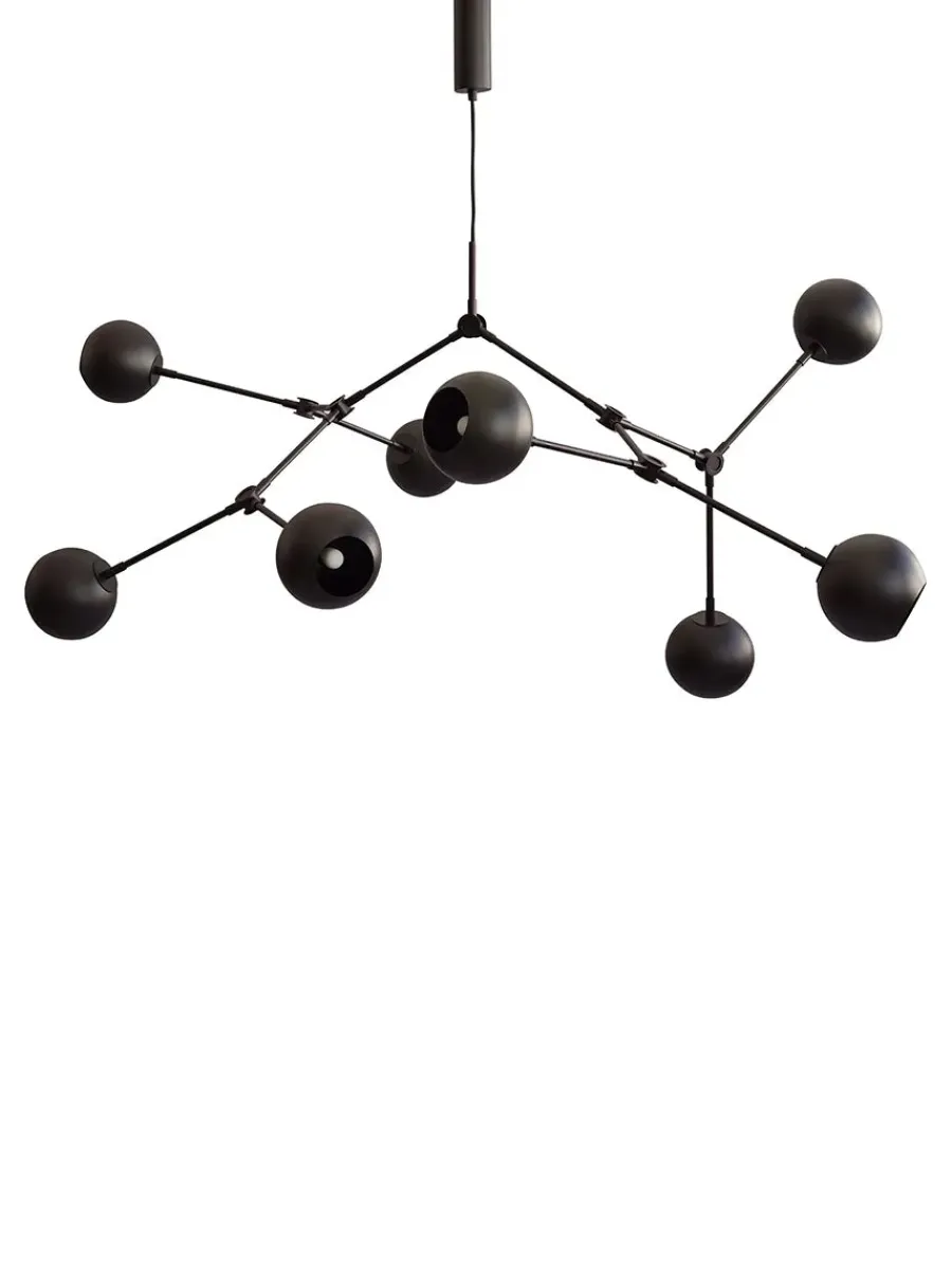 Drop Chandelier Globe, Chrome fra<101 Copenhagen Sale
