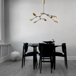 Drop Chandelier, mini brass fra<101 Copenhagen Sale