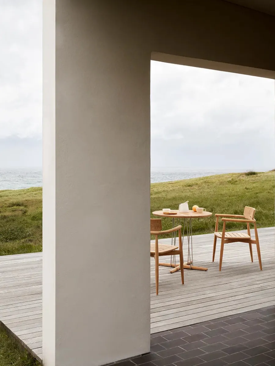 E022 Havebord, Ø110 fra<Carl Hansen & Søn Best